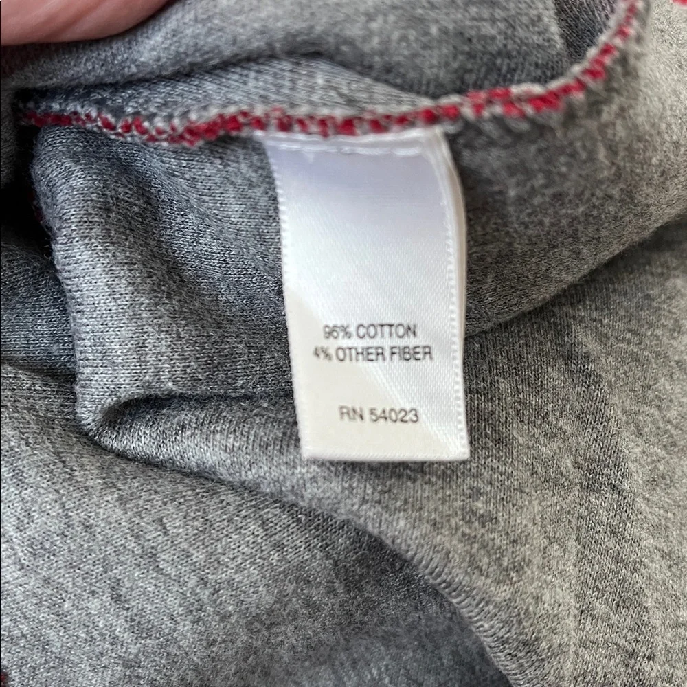 Banana Republic Men’s Red V-neck Cotton Athletic Casual Sweatshirt Size L